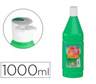 Tempera liquida jovi escolar 1000 ml verde medio
