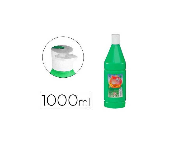Tempera liquida jovi escolar 1000 ml verde medio