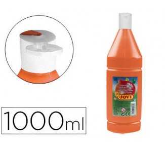 Tempera liquida jovi escolar 1000 ml naranja