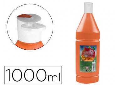 Tempera liquida jovi escolar 1000 ml naranja