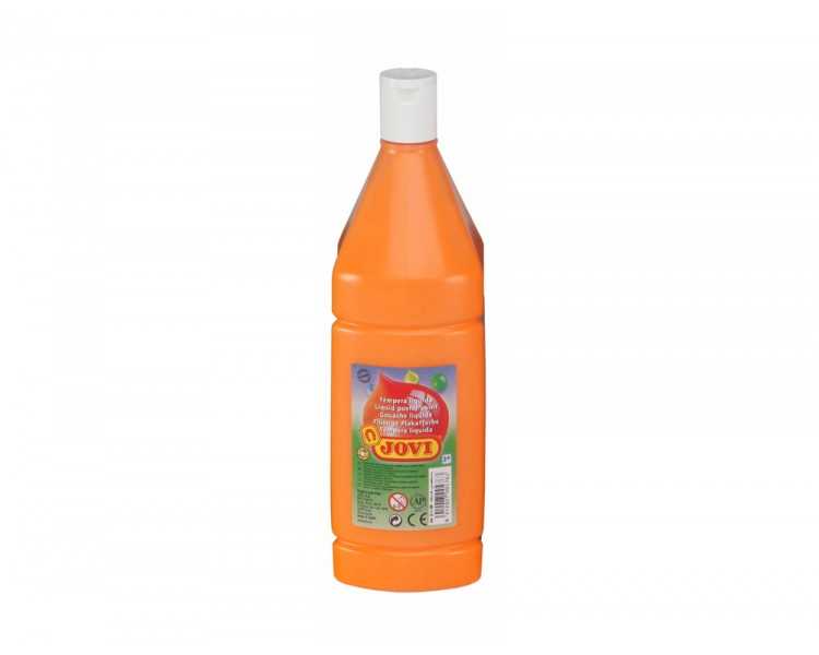 Tempera liquida jovi escolar 1000 ml naranja
