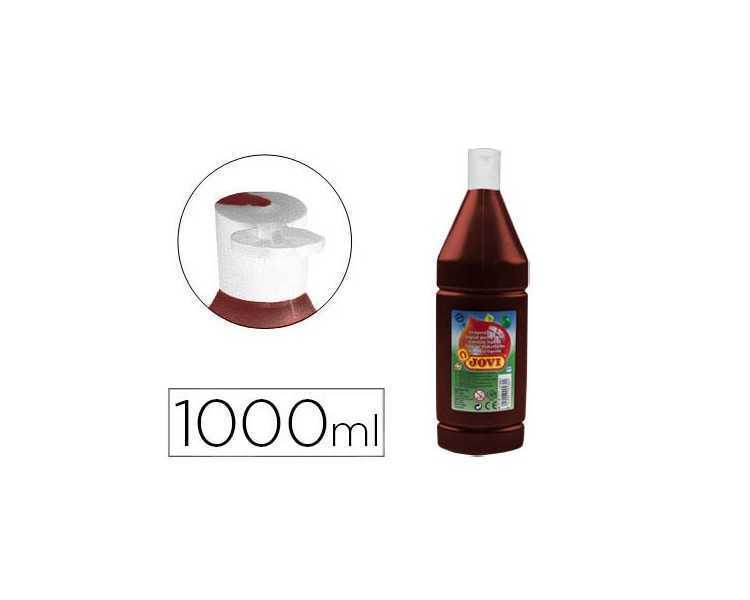 Tempera liquida jovi escolar 1000 ml marron