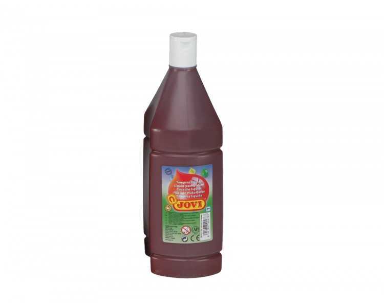 Tempera liquida jovi escolar 1000 ml marron