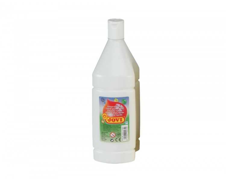 Tempera liquida jovi escolar 1000 ml blanco