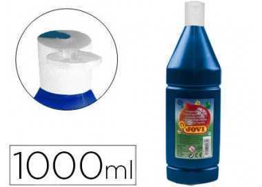 Tempera liquida jovi escolar 1000 ml azul ultramar