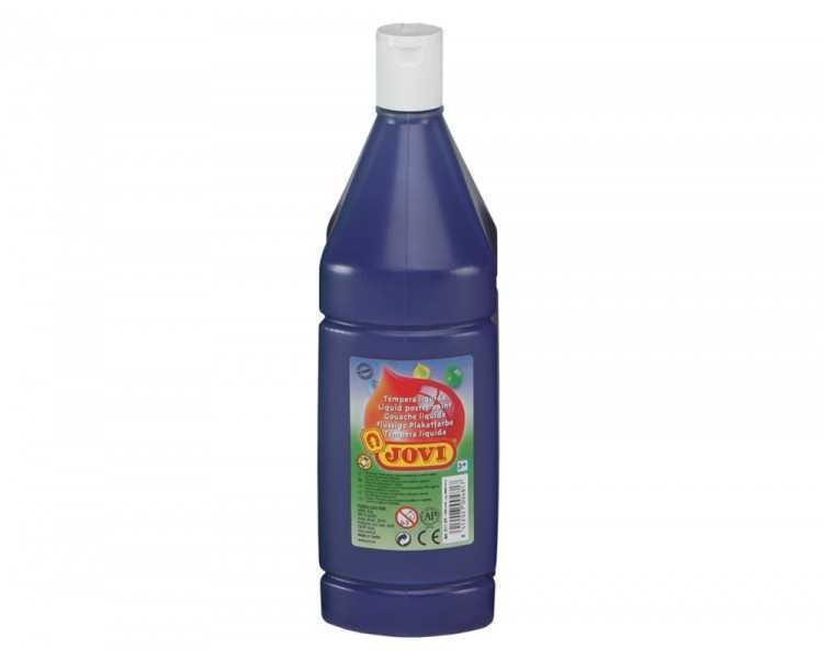 Tempera liquida jovi escolar 1000 ml azul ultramar