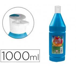 Tempera liquida jovi escolar 1000 ml azul cyan
