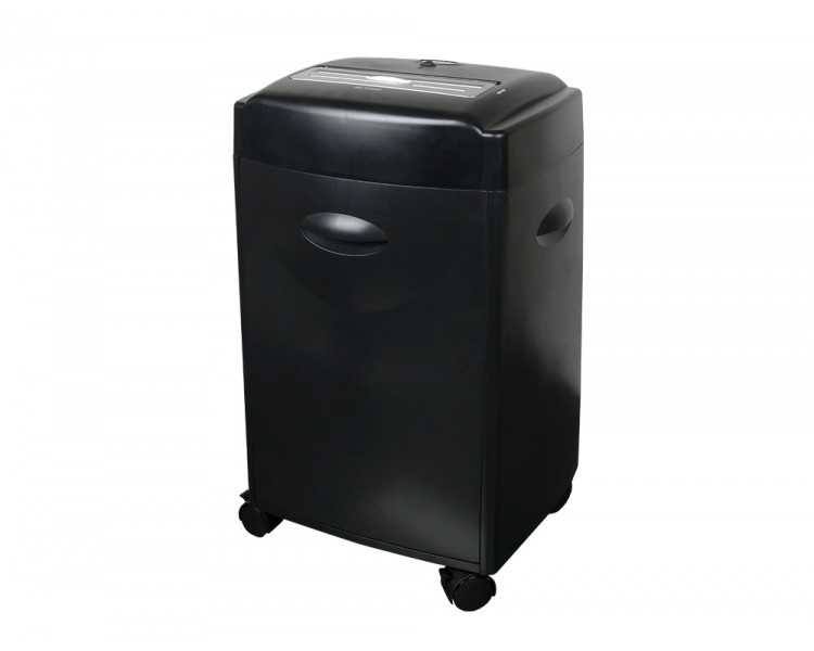 Destructora de documentos q-connect kf15553 capacidad de corte 15 h destruye grapas clips cd y tarjetas 35 litros