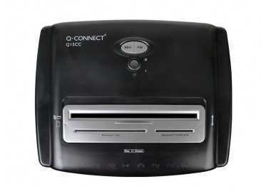 Destructora de documentos q-connect kf15553 capacidad de corte 15 h destruye grapas clips cd y tarjetas 35 litros Destructora de documentos q-connect kf15553 capacidad de corte 15 h destruye grapas clips cd y tarjetas 35 litros