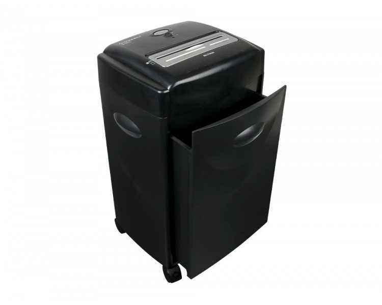 Destructora de documentos q-connect kf15553 capacidad de corte 15 h destruye grapas clips cd y tarjetas 35 litros