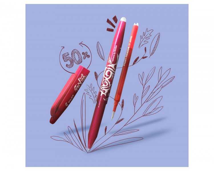 Recambio boligrafo pilot frixion ball rojo caja de 3 unidades
