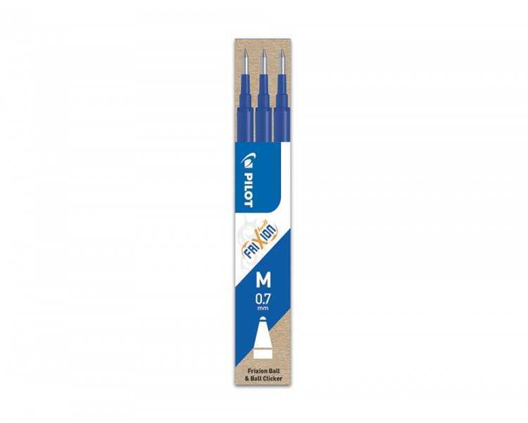 Recambio boligrafo pilot frixion ball azul caja de 3 unidades