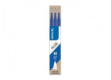 Recambio boligrafo pilot frixion ball azul caja de 3 unidades Recambio boligrafo pilot frixion ball azul caja de 3 unidades