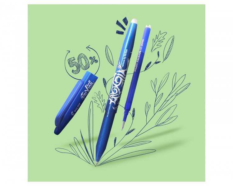 Recambio boligrafo pilot frixion ball azul caja de 3 unidades