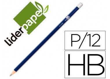 Lapices de grafito sin goma liderpapel triangular