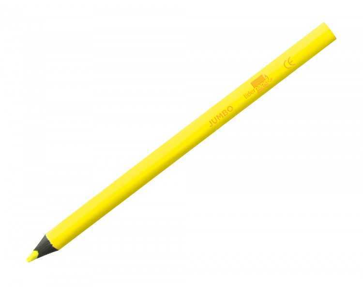 Lapices fluorescente liderpapel jumbo neon amarillo