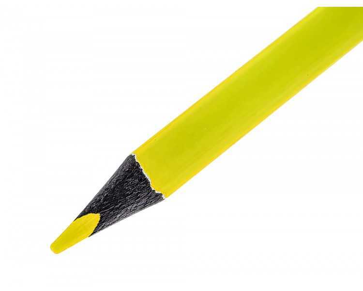 Lapices fluorescente liderpapel jumbo neon amarillo