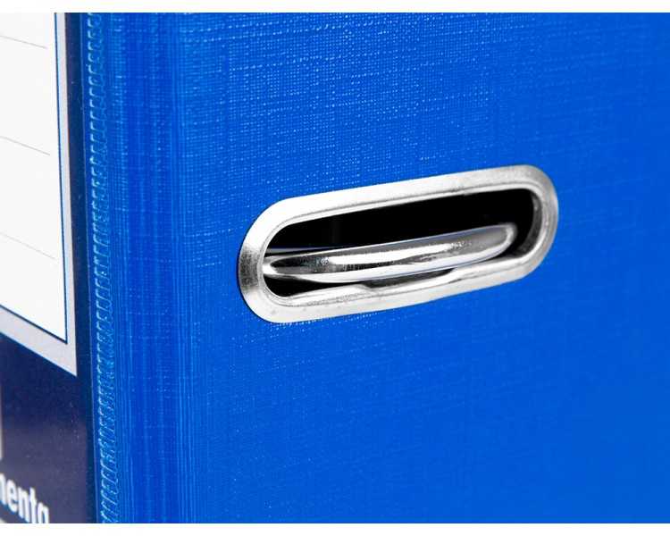Modulo liderpapel 2 archivadores folio 2 anillas mecanismo de palanca 75mm azul