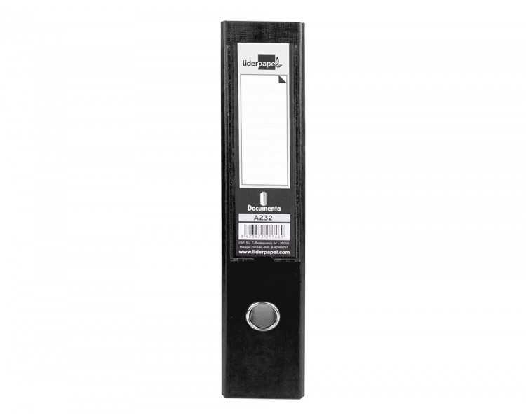 Modulo liderpapel 2 archivadores folio 2 anillas mecanismo de palanca 75mm negro