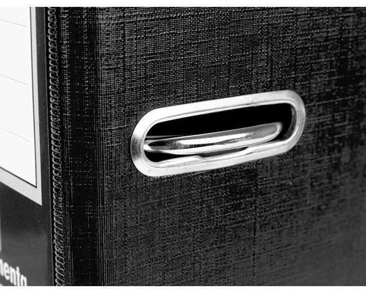 Modulo liderpapel 2 archivadores folio 2 anillas mecanismo de palanca 75mm negro