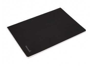 Libreta liderpapel tapa negra a5 80 hojas 60g/m2 liso con doble margen