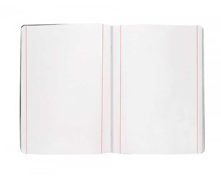 Libreta liderpapel tapa negra a5 80 hojas 60g/m2 liso con doble margen