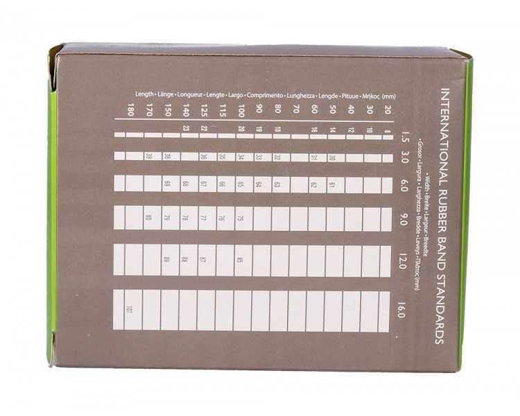 Gomillas elasticas q-connect 100 gr numero 3 30 x 2 mm