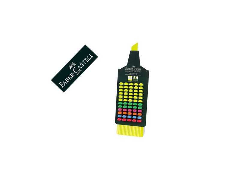 Rotulador faber fluorescente 48 expositor 60 unidades colores surtidos