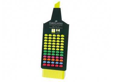 Rotulador faber fluorescente 48 expositor 60 unidades colores surtidos Rotulador faber fluorescente 48 expositor 60 unidades colores surtidos