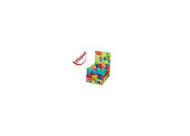 Sacapuntas maped plastico boogy 1 uso con deposito colores surtidos Sacapuntas maped plastico boogy 1 uso con deposito colores surtidos