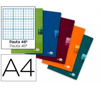 Libreta liderpapel scriptus a4 48 hojas 90g/m2 rayado nº46