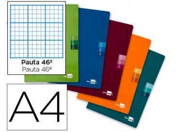 Libreta liderpapel scriptus a4 48 hojas 90g/m2 rayado nº46