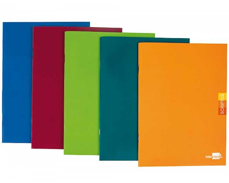 Libreta liderpapel scriptus a4 48 hojas 90g/m2 rayado nº46