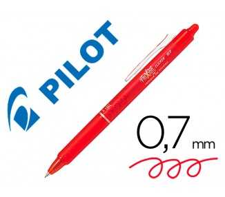 Boligrafo pilot frixion clicker borrable 0,7 mm color rojo