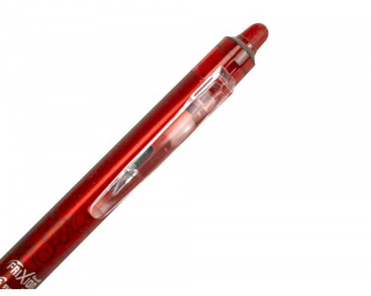 Boligrafo pilot frixion clicker borrable 0,7 mm color rojo