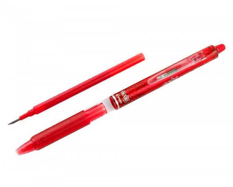 Boligrafo pilot frixion clicker borrable 0,7 mm color rojo