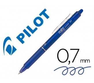 Boligrafo pilot frixion clicker borrable 0,7 mm color azul