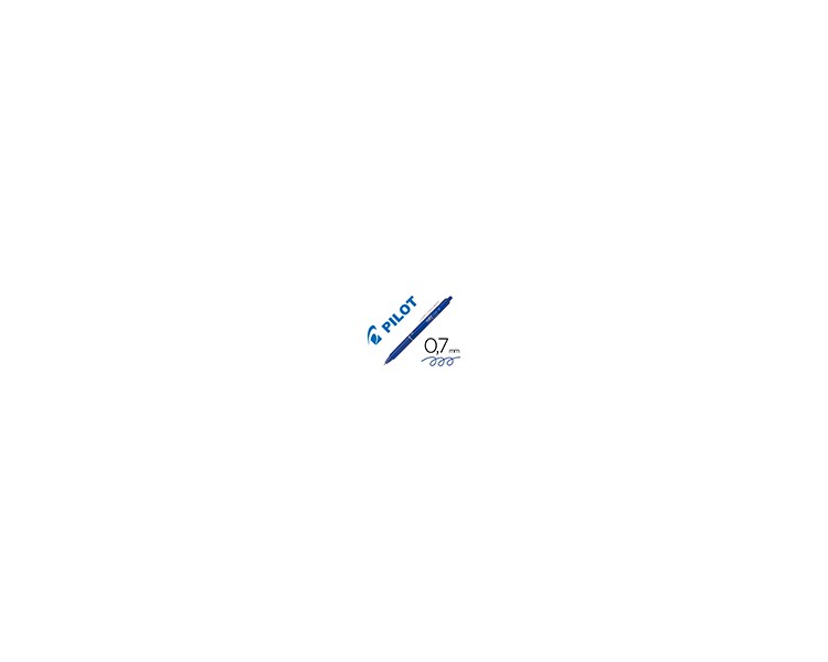 Boligrafo pilot frixion clicker borrable 0,7 mm color azul