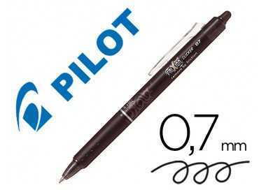 Boligrafo pilot frixion clicker borrable 0,7 mm color negro