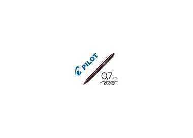 Boligrafo pilot frixion clicker borrable 0,7 mm color negro