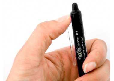 Boligrafo pilot frixion clicker borrable 0,7 mm color negro