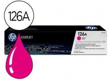 Toner hp laserjet cp1025 mfp m175a ce313a magenta -1000 pag-