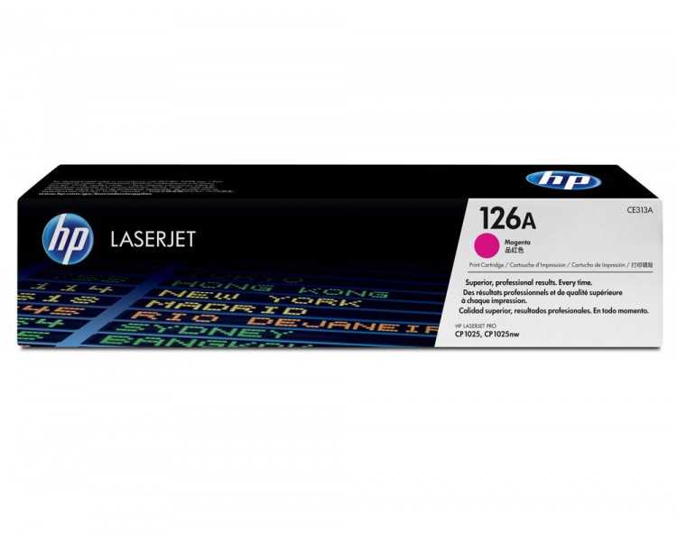 Toner hp laserjet cp1025 mfp m175a ce313a magenta -1000 pag-