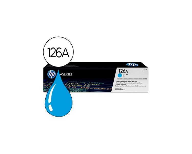 Toner hp laserjet cp1025 mfp m175a ce311a cian -1000 pag-