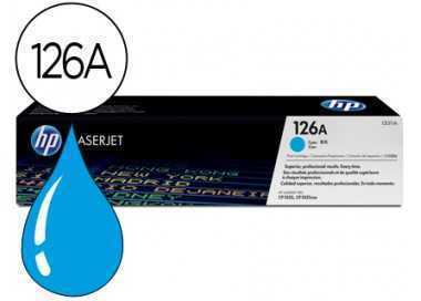 Toner hp laserjet cp1025 mfp m175a ce311a cian -1000 pag-