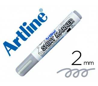 Rotulador artline ekt-2 gris punta redonda 2 mm para uso en camiseta
