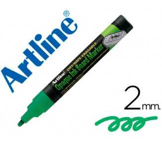 Rotulador artline pizarra verde negra epw-4 ve-gr color verde fluorescente bolsa de 4 unidades