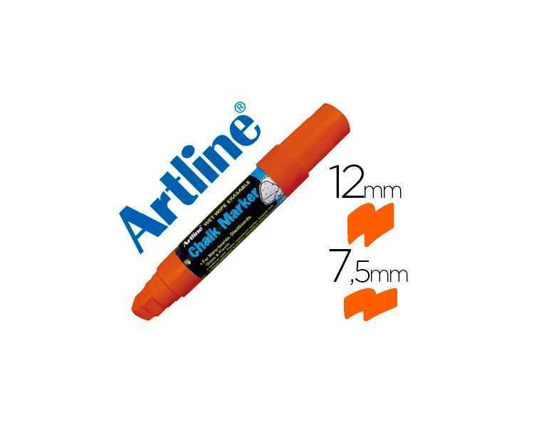 Rotulador artline pizarra verde negra epw-12 mm color naranja