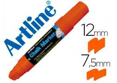 Rotulador artline pizarra verde negra epw-12 mm color naranja