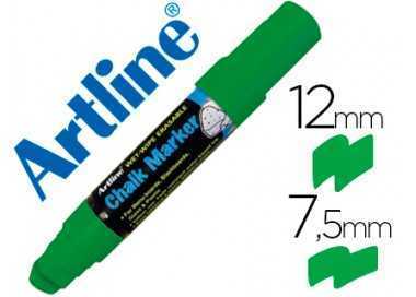 Rotulador artline pizarra verde negra epw-12 mm color verde